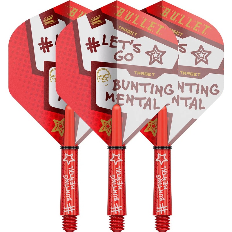 Target Darts Stephen Bunting Flight & Shaft Kit Short