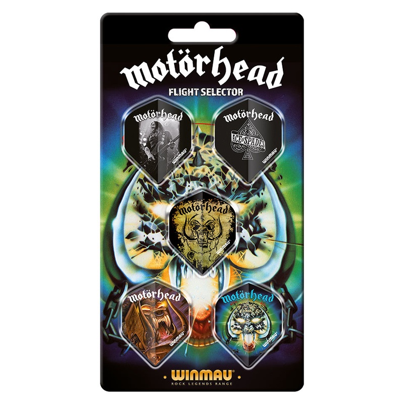 Winmau Motorhead Dart Flight Pack – Standard (5 Sets)