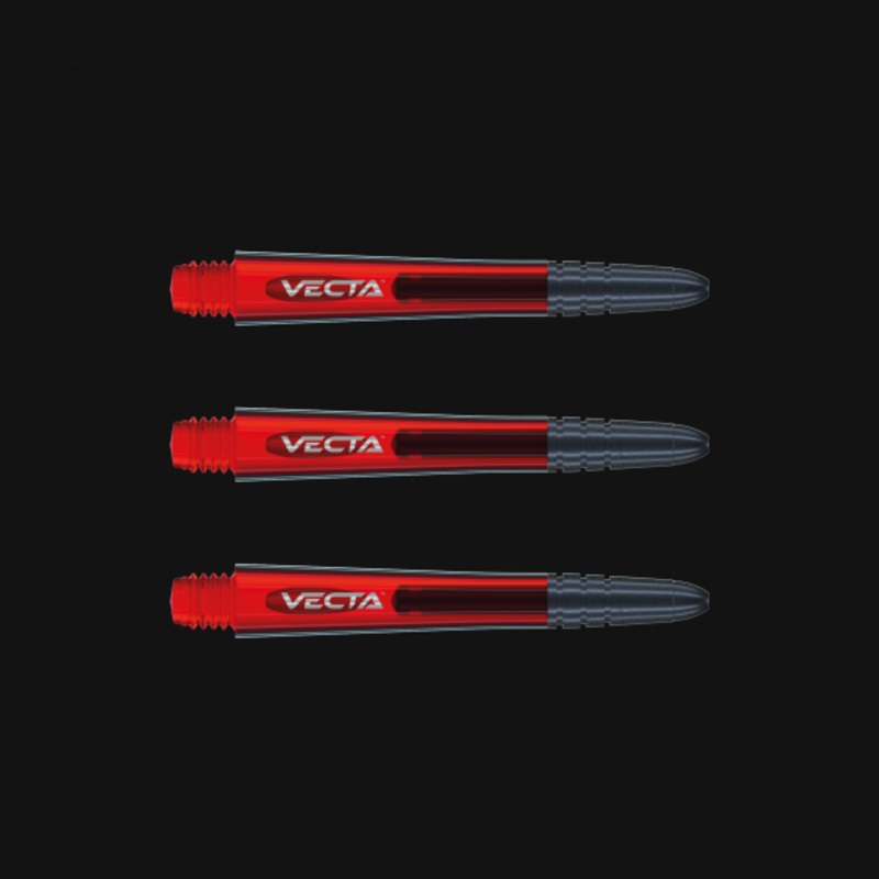 Winmau Vecta Medium Red Polycarbonate Medium (40mm in length excluding thread) Red