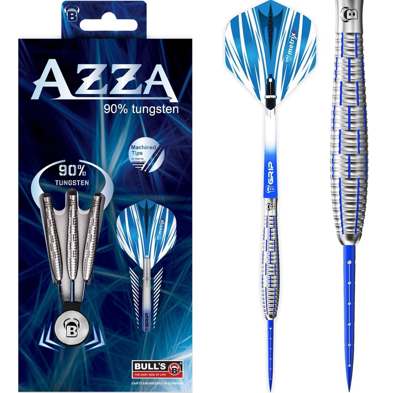 BULL’S Azza Darts – Steel Tip – Blue 24g