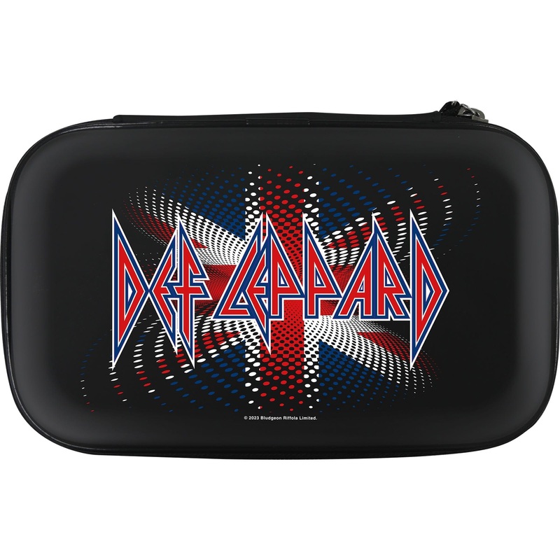 Def Leppard Dart Case – Official Licensed – Strong EVA – W5 – Union Jack – Pixel