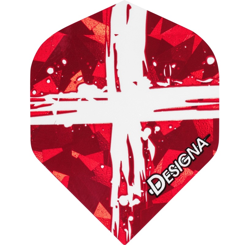 Designa Patriot Dart Flights – Hologram – Std – Denmark