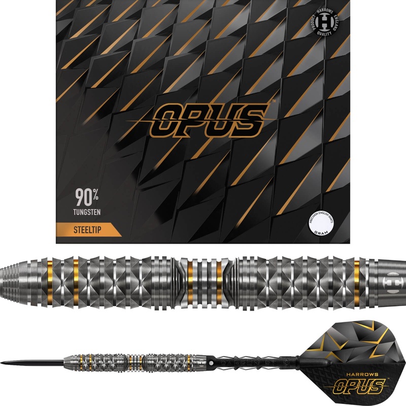 Harrows – Opus Darts – Steel Tip – 90% Tungsten – 21g 22g 23g 24g 25g 26g 21 grams