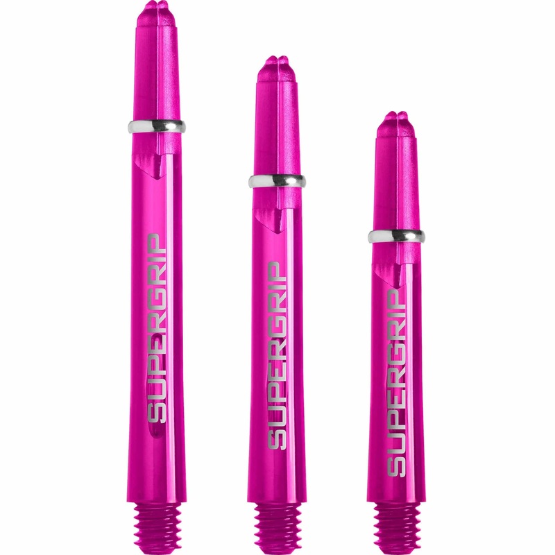 Harrows Supergrip Shafts – Dart Stems – Dark Pink Medium