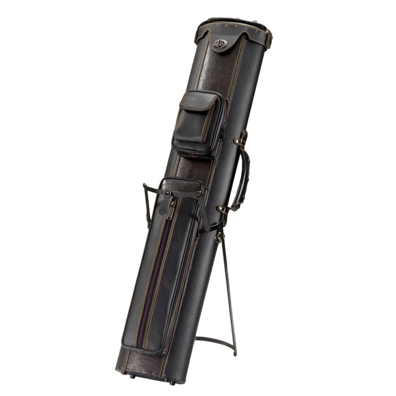 J&J 3B/5S Cue Case with Stand & Rolling Wheels