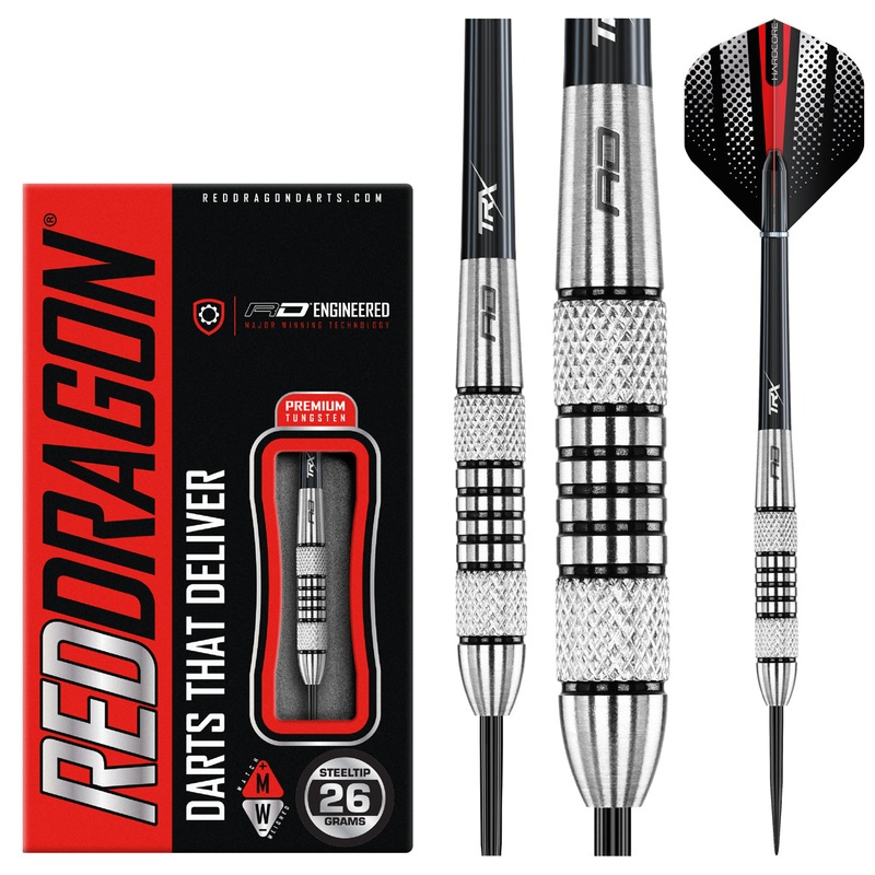 Nimrod 80% Tungsten Steel Tip Darts by Red Dragon 26 Gram