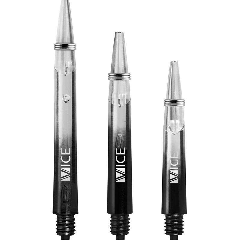 One80 Vice Gradient Shafts – Clear – Black Medium