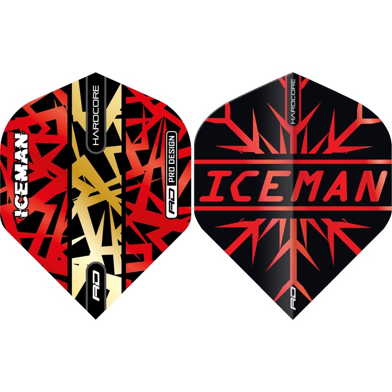 Red Dragon – Gerwyn Price Red Hardcore – Big Wing Dart Flights F6871
