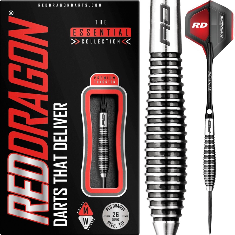 Red Dragon – Lethal Magic 4 Darts – Steel Tip – 85% Tungsten – 26g 30g 26 grams