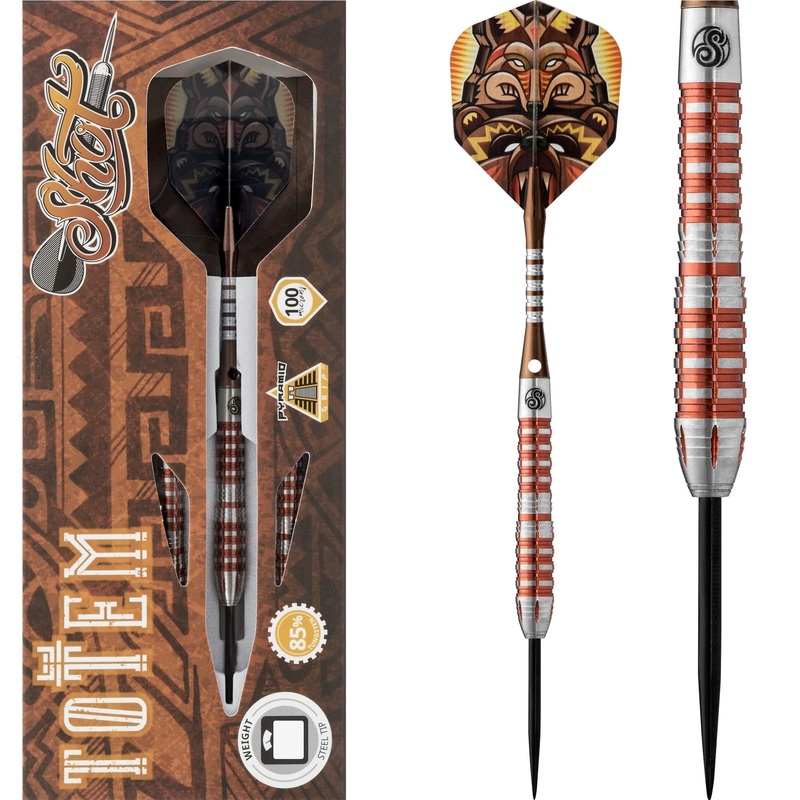 *Shot Totem III Darts – Steel Tip – Front Weighted 22g