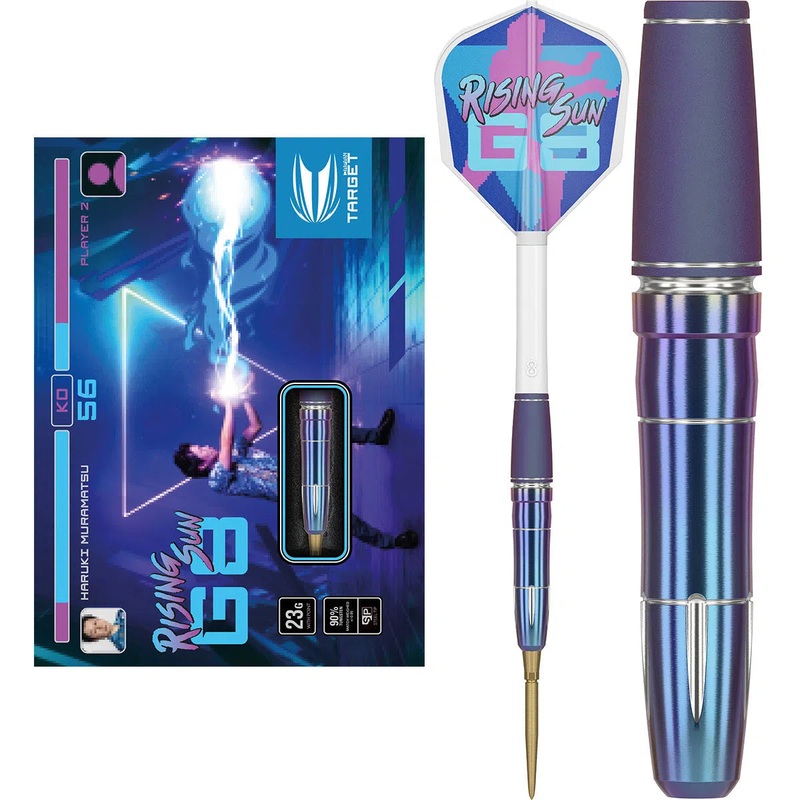 Target Japan Haruki Muramatsu Rising Sun G8 90% Tungsten Steel Tip Darts 23 GRAM