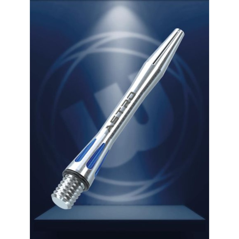 Winmau Astro Aluminium Blue Short Aluminium Short (35mm in length excluding thread) Blue
