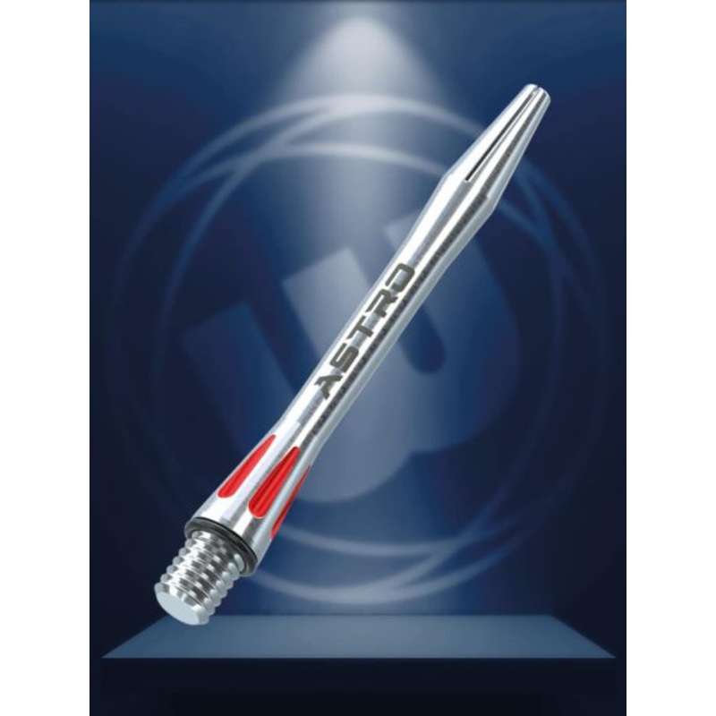 Winmau Astro Aluminium Red Intermediate Aluminium Intermediate (41mm in length excluding thread) Red