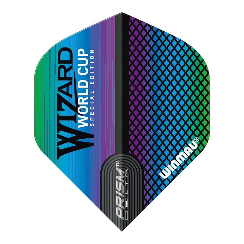 Winmau Prism Delta Wizard Rainbow Dart Flights No2 Standard