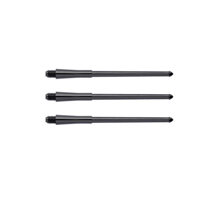 Winmau Stealth Molded Shafts Short – Black Polycarbonate 20mm when Flights are attached Black