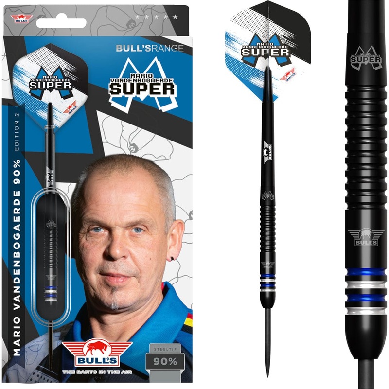 Bulls Mario Vandenbogaerde Darts – Steel Tip – 90% Tungsten – E2 22g