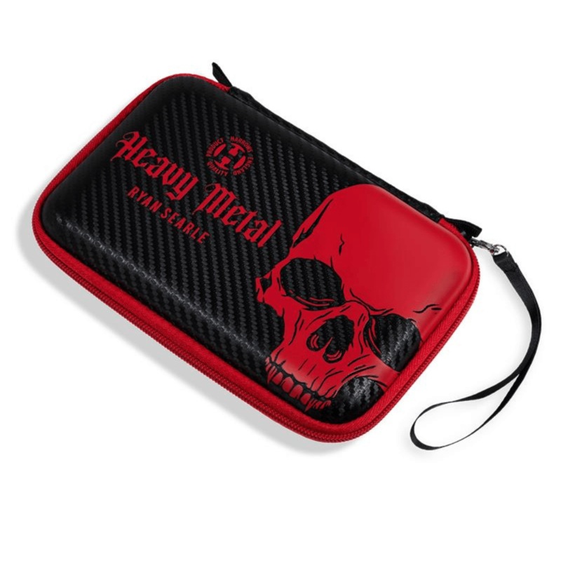 Harrows Ryan Searle Pro 6 Dart Case – Strong EVA Dart Wallet – Heavy Metal