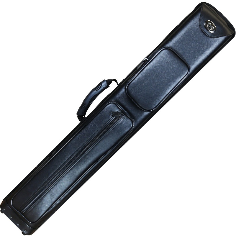 J&J 3B/5S Leatherette Cue Case – Black