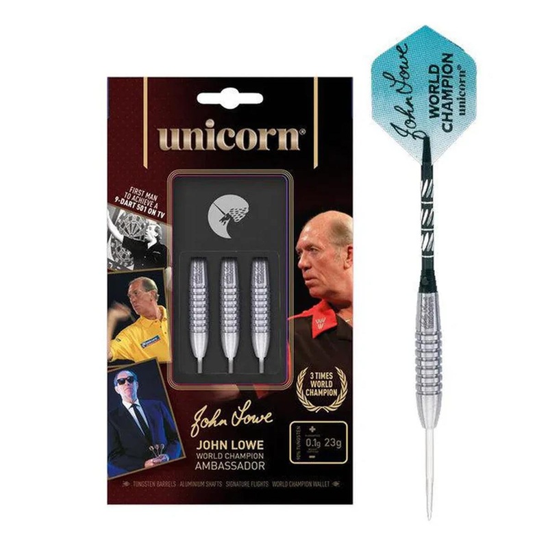 John Lowe Tungsten World Champion Ambassador Darts by Unicorn 21 Gram