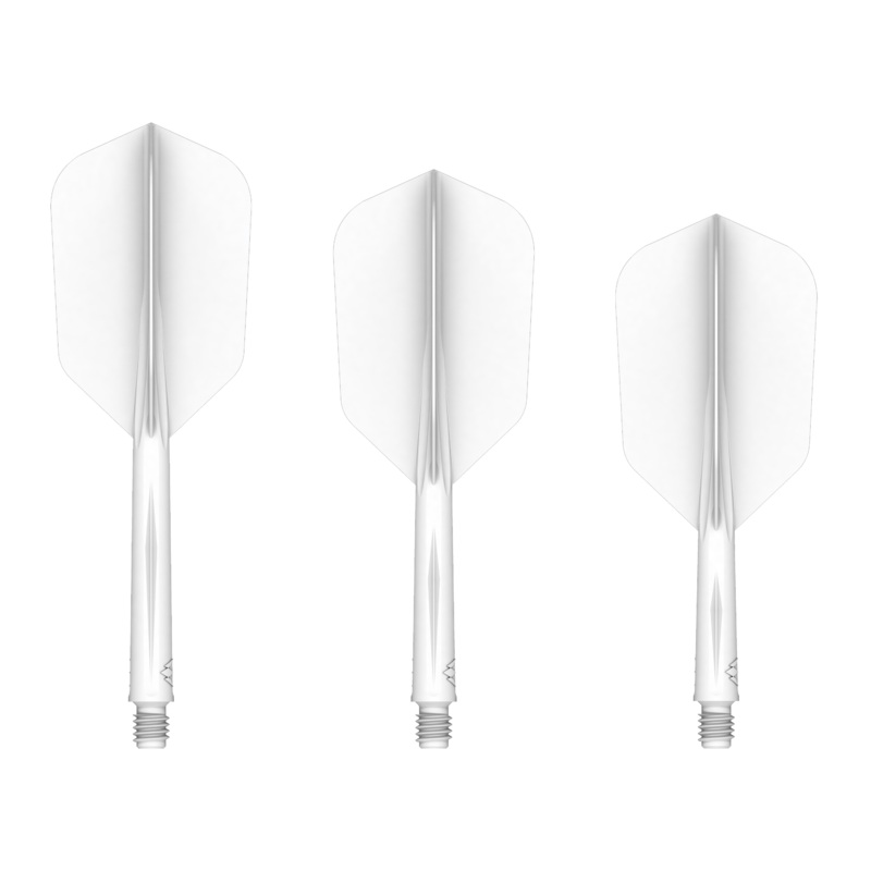 Mission Force 90 – New Moulded Flight & Shaft System – White – Slim Medium