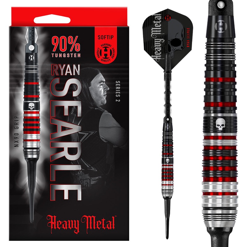 Ryan Searle Series 2 90% Tungsten Soft Tip Darts by Harrows 18 Gram