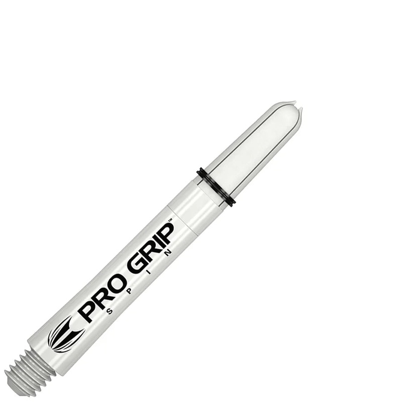 Target Pro Grip Nylon Spinning Dart Shafts Short White (3 Sets) White Short (34mm in length excluding thread) Nylon