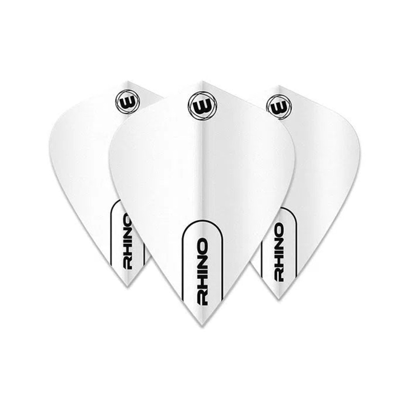 Winmau Rhino Extra Thick Kite White Flights