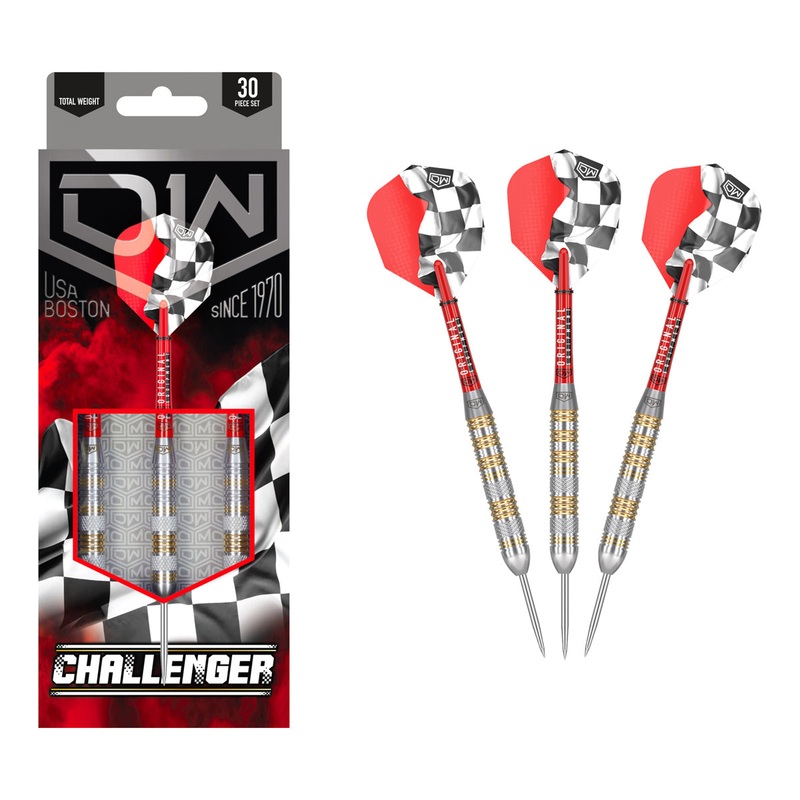 Challenger Brass Steel Tip Darts by DW 18 Gram