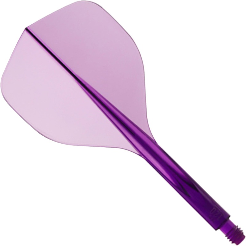 Condor AXE 120 Dart Flights – Standard – Clear Purple Short
