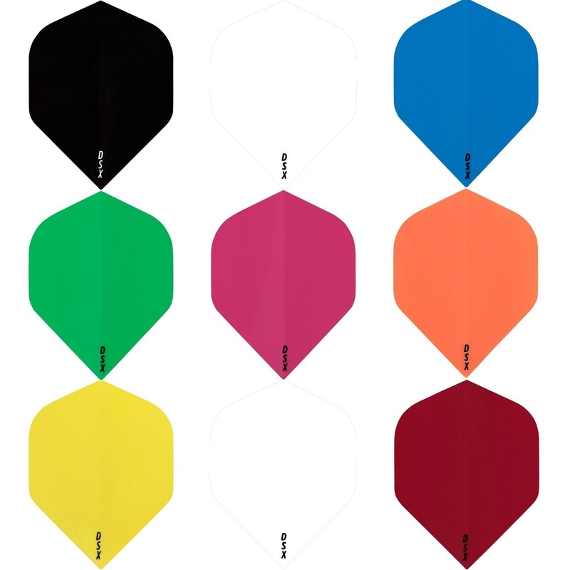 Designa DSX100 Dart Flights – No2 – Std Black