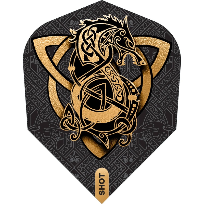 Shot Viking Dart Flights – 100 Micron – Standard No6 – Wolf