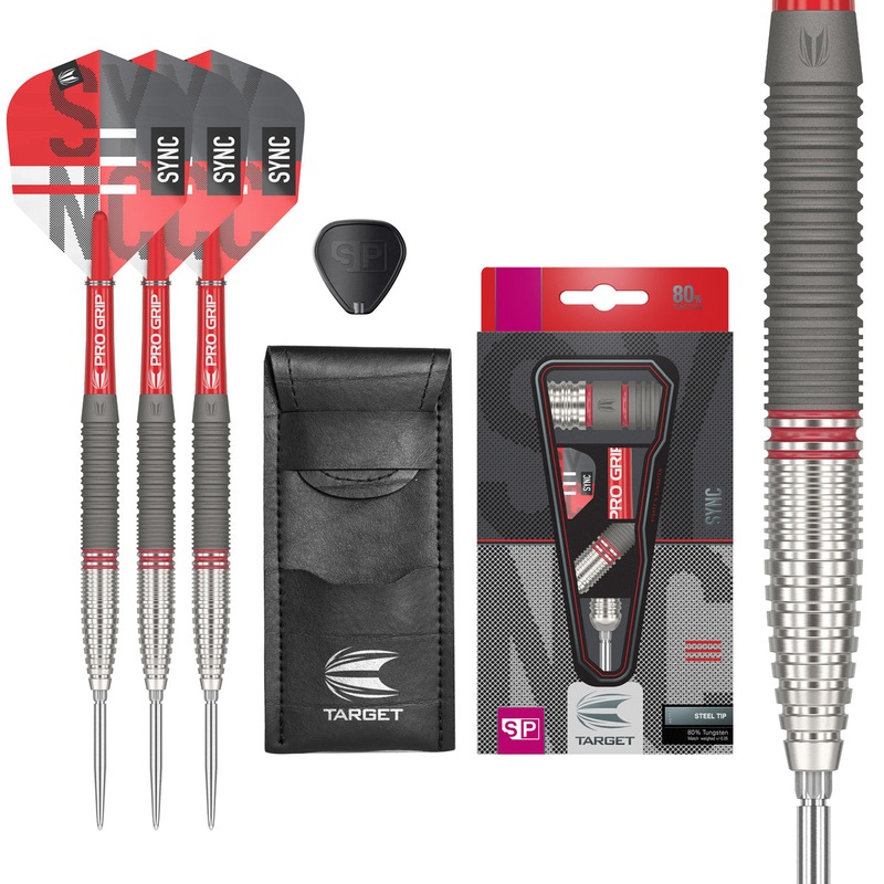 Sync 02 80% Tungsten Swiss Point Steel Tip Darts by Target 23 Gram