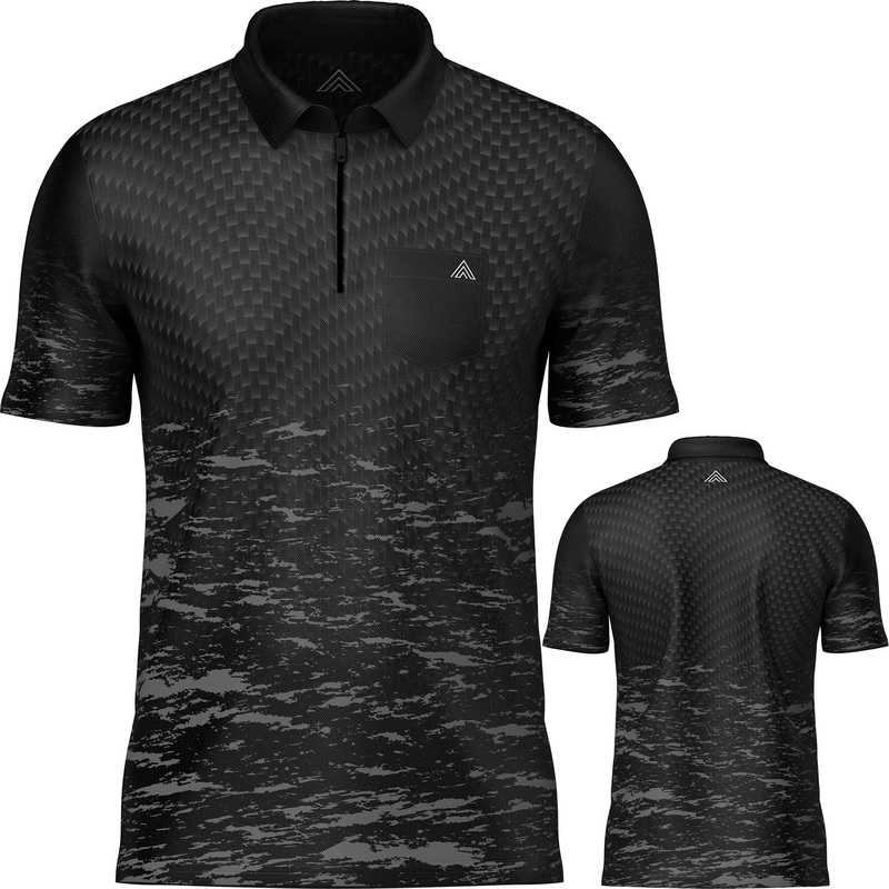Arraz Lava Dart Shirt – with Pocket – Black & Grey Small