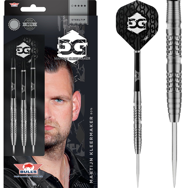 *Bulls Martijn Kleermaker Darts – Steel Tip – 80% – The Dutch Giant 22g