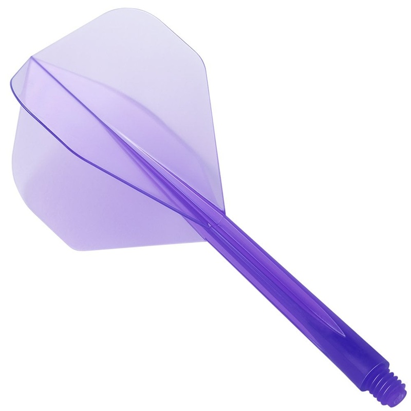 Condor Dart Flights – Zero Stress – Standard – Clear Purple Long