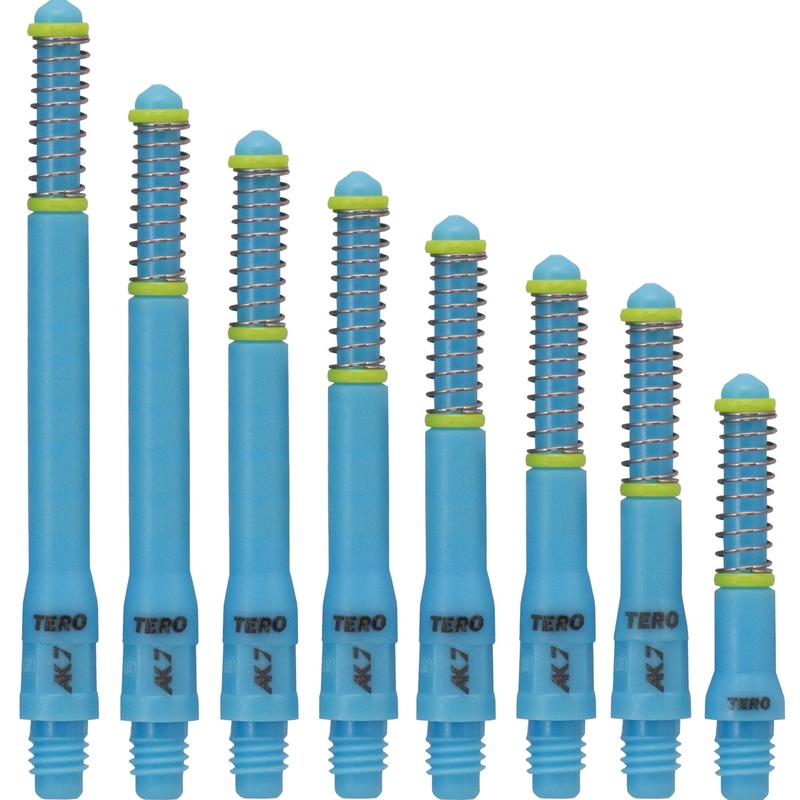 *Cuesoul – Dart Shafts – Tero Flight System – AK7 – Standard – Set of 4 – Blue Cuesoul 25mm