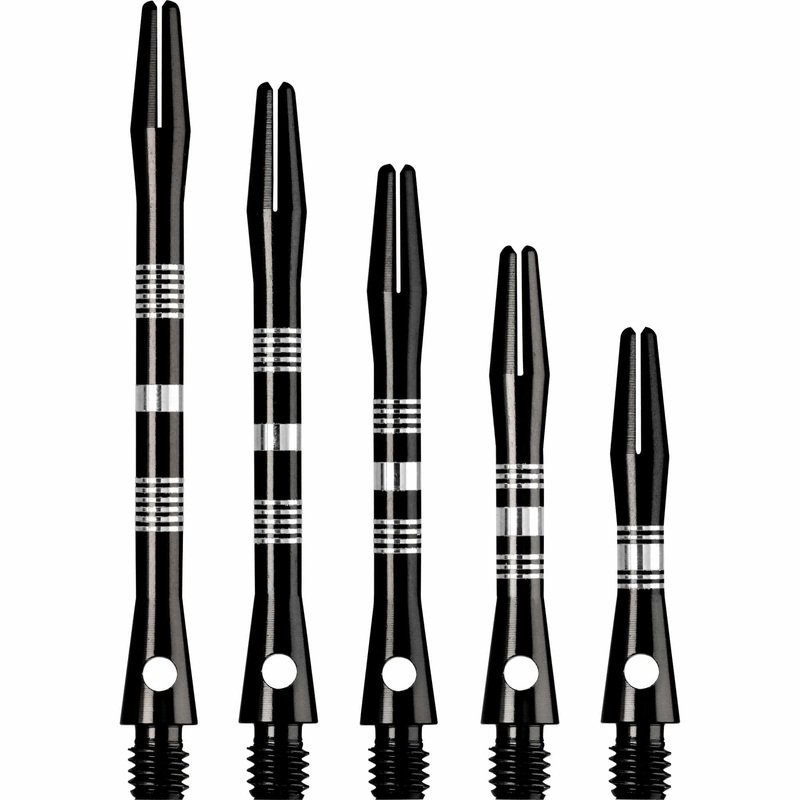 *Designa Multiline Aluminium Shafts – Regrooved – Black Long