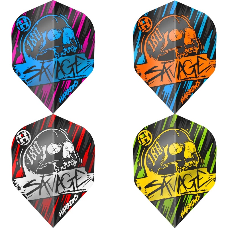 Harrows – Savage – Big Wing Dart Flights Blue