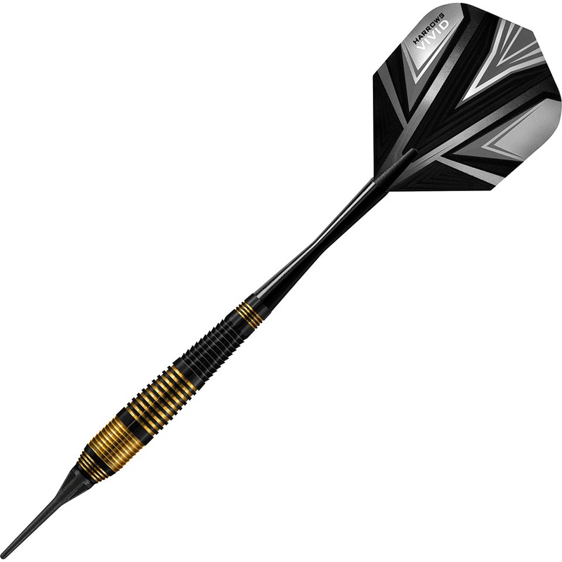 Harrows Vivid Soft Tip Darts – Black 18gm