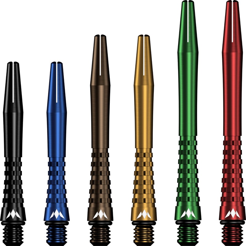 Mission – Atom 13 Anodised – Aluminium Dart Shafts Short (35mm) Black