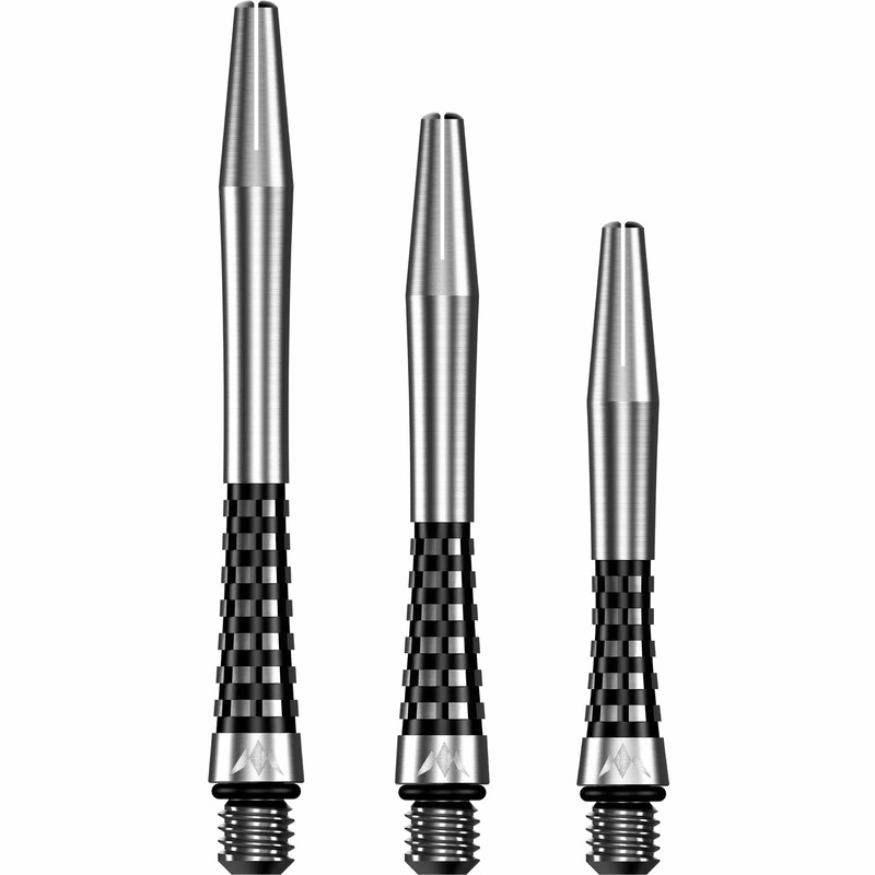 Mission Atom13 Aluminium Shafts – Natural Metal Stems – Black Short
