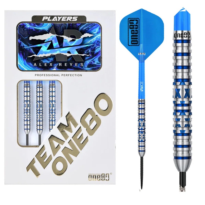 One80 Alex Reyes 90% Tungsten Steel Tip Darts 20 GRAM