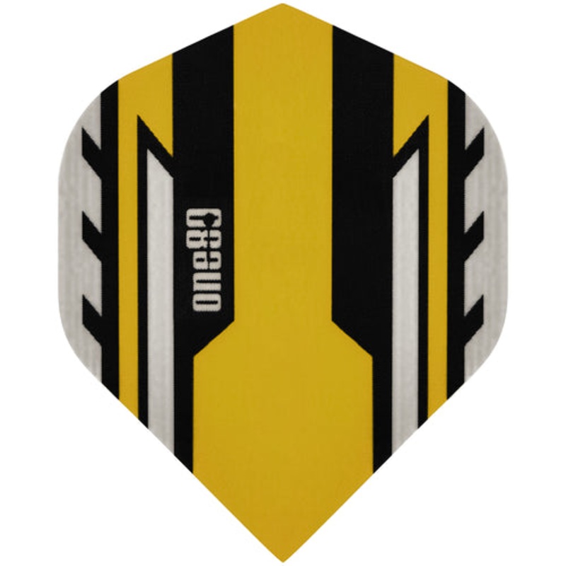 One80 Arrow Gold Dart Flights Standard 100 Micron Poly