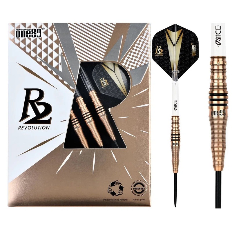 One80 Re-surge (R2 Interchange) 90% Tungsten Steel Tip Darts 22 GRAM