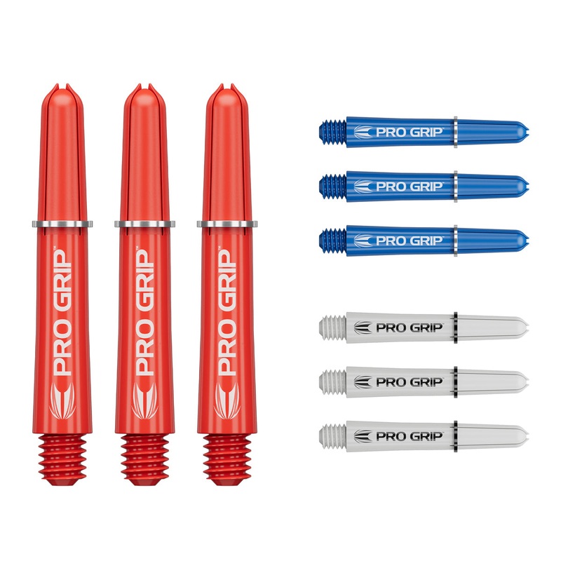 Pro Grip 3 Set Multipack Red, Blue, and White Dart Stems / Shafts by Target Short