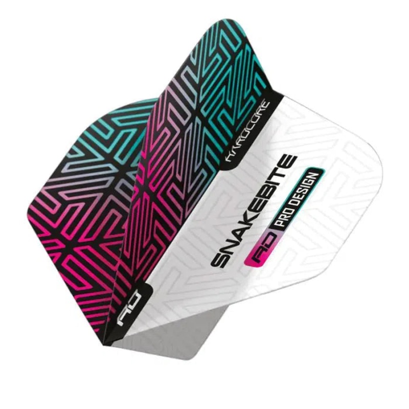 Red Dragon Hardcore Premium Snakebite White & Rainbow Flights