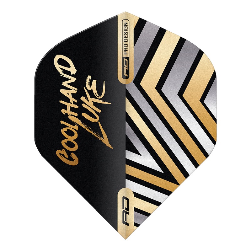 Red Dragon Luke Humphries Gold Hardcore No.1 Premium Dart Flights No2 Standard