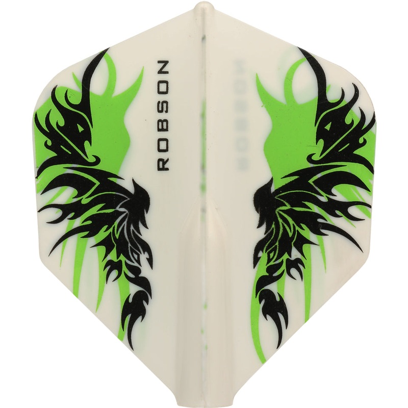 Robson Plus Dart Flights – Standard White Finn