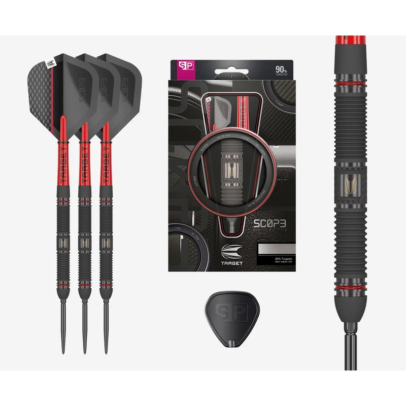 Target SCOPE 01 Swiss Point Steel Tip Darts 90% Tungsten 24g