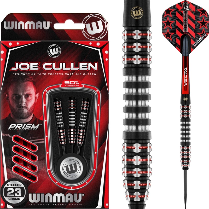 Winmau – Joe Cullen Ignition Series Darts – Steel Tip – 90% Tungsten – 21g 23g 21 grams